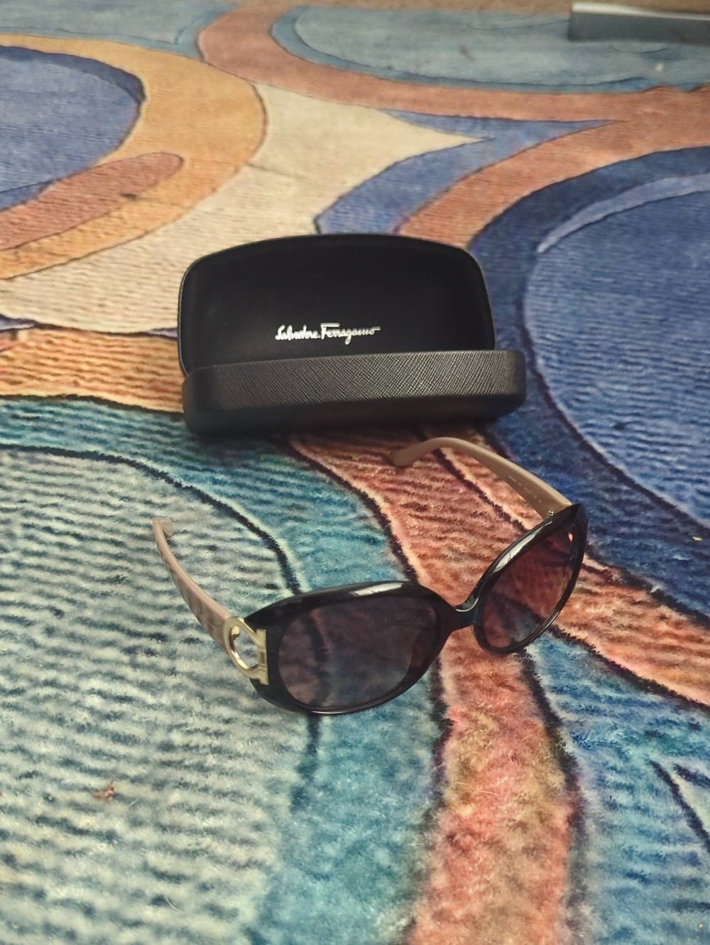 Salvatore Ferragamo Womens Sunglasses - Made In Italy! Hard Case Included